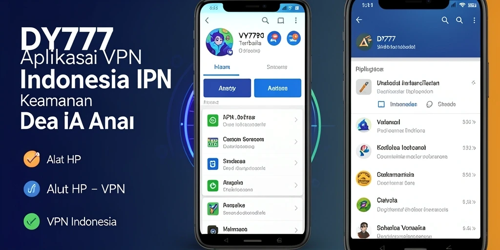 Tampilan antarmuka aplikasi DY777 yang intuitif dan fungsional.