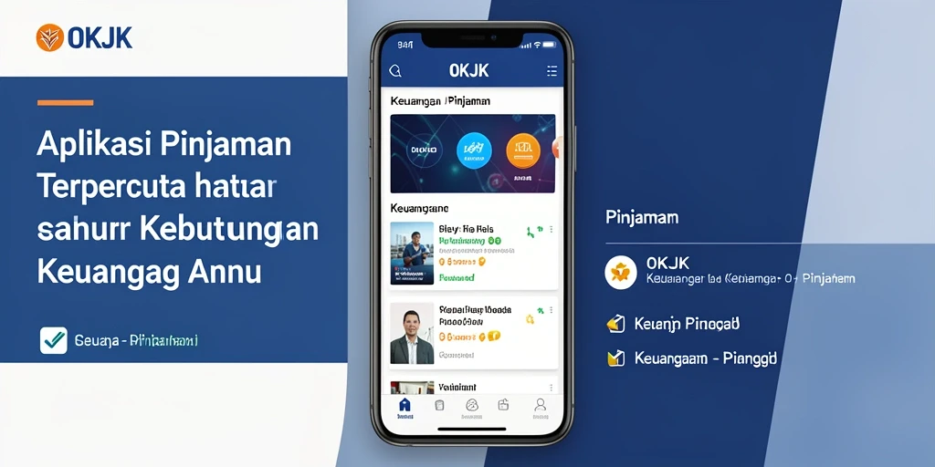 Antarmuka sederhana dan intuitif aplikasi OKJK untuk pengajuan Pinjaman.