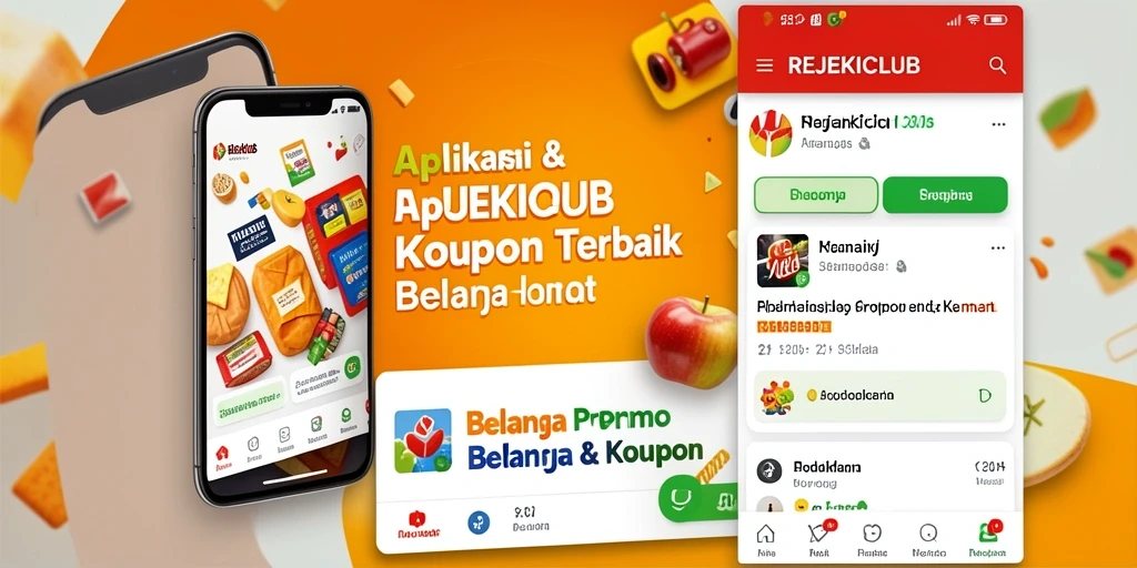 Tampilan antarmuka aplikasi REJEKICLUB untuk Promo & Kupon.